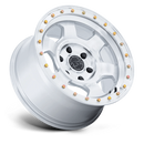 17X8.5 Black Rhino BR029 Trooper Gloss Silver Machined Face 6X139.7 ET0 Wheel
