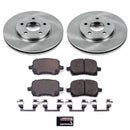 PowerStop OE Stock Replacement Low-Dust Ceramic Brake Pad and Rotor Kit