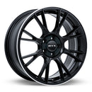 17x7.5 RTX Vapor Black Machined 5x114.3 ET40 wheel/rim-1