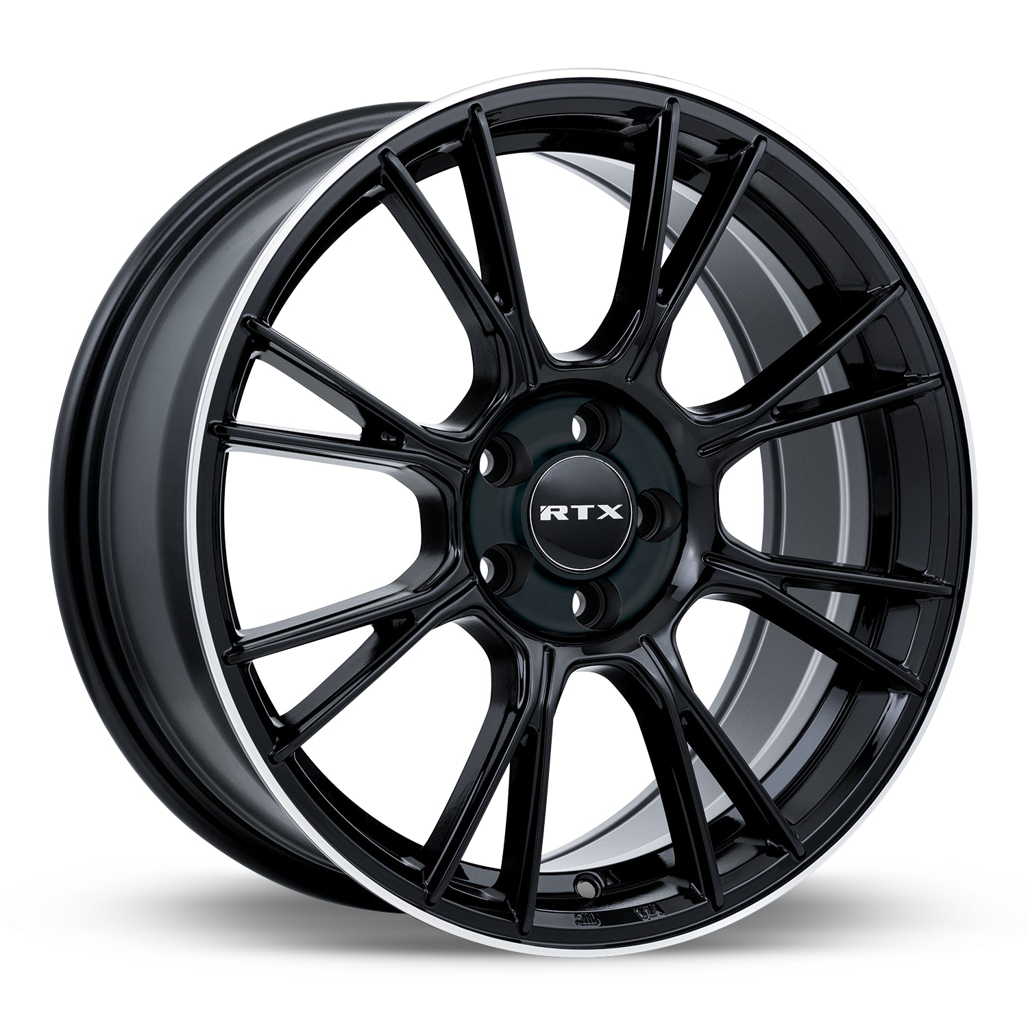 17x7.5 RTX Vapor Black Machined 5x114.3 ET40 wheel/rim