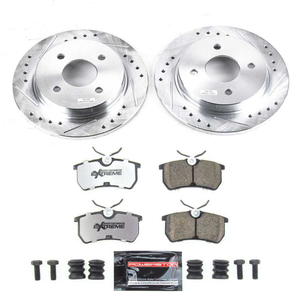PowerStop Z26 Street Performance Ceramic Brake Pad and Drilled & Slotted Rotor K