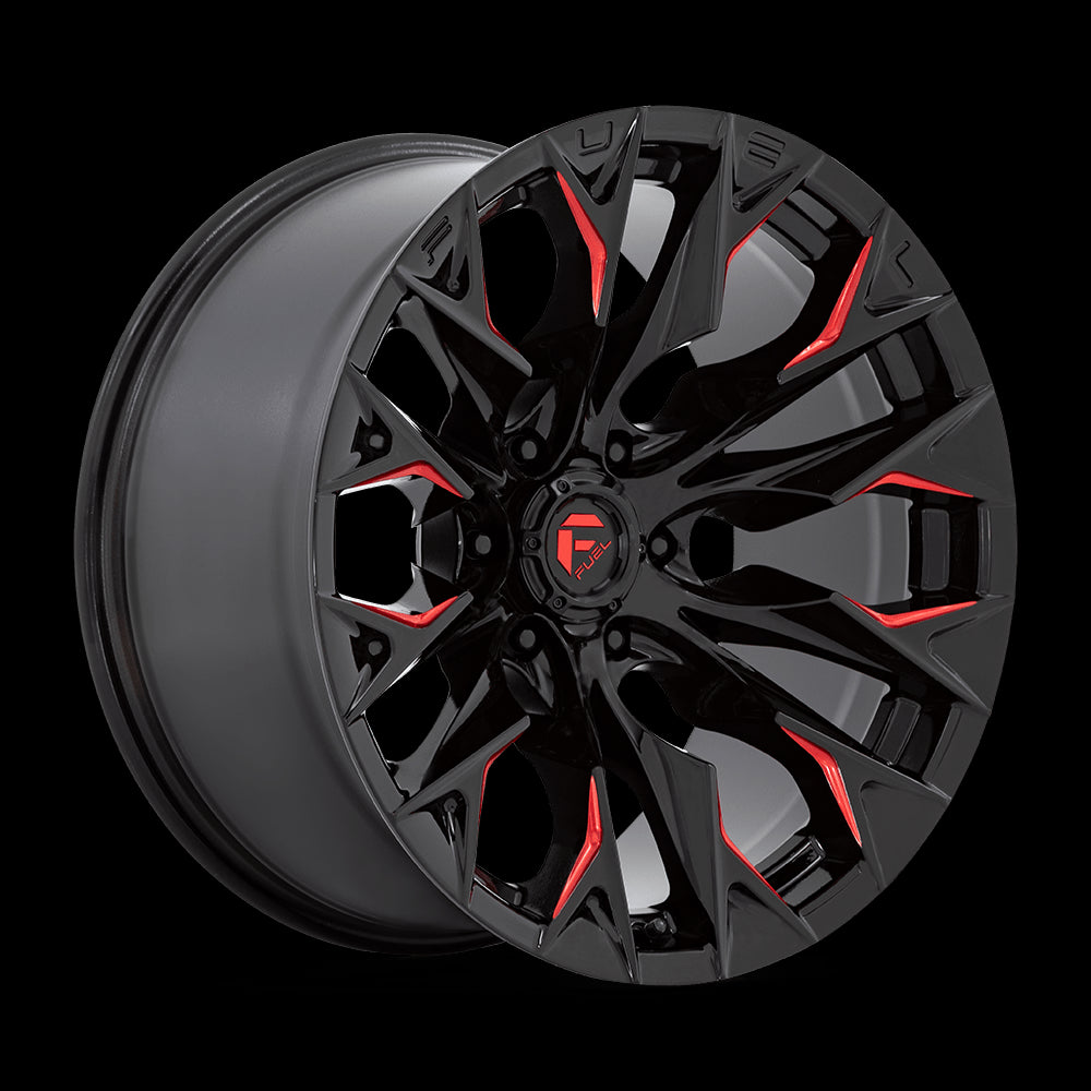 20X10 Fuel D823 FLAME G-BLK MILL C-RED 6X139.7 ET-18 wheel/rim - 0