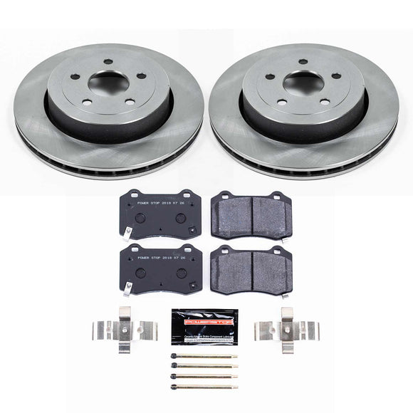PowerStop Track Day High-Performance Brake Pad and Rotor Kit