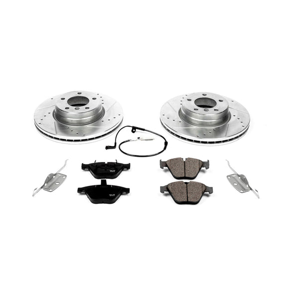 PowerStop Z23 Daily Driver Carbon-Fiber Ceramic Brake Pad and Drilled & Slotted
