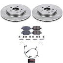 OE Stock Replacement Low-Dust Ceramic Brake Pad and Rotor Kit