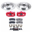 PowerStop Z23 Daily Driver Carbon-Fiber Ceramic Pads Drilled & Slotted Rotor & C