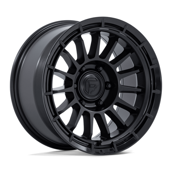 17x9 Fuel Off-Road FC905 Ascend Matte Black With Gloss Black Lip 6x135 ET1 Wheel