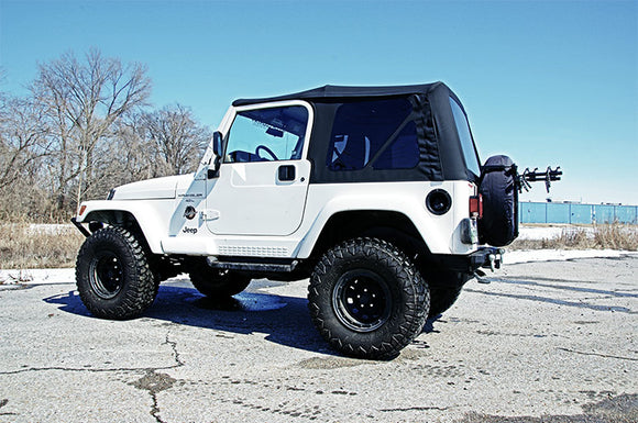 Rough Country Soft Top Black For Full Doors Jeep Wrangler TJ 97-06