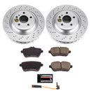 PowerStop Genuine Geomet Coated Rotor and Carbon-Fiber Ceramic Brake Pad Kit