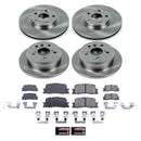 PowerStop OE Stock Replacement Low-Dust Ceramic Brake Pad and Rotor Kit