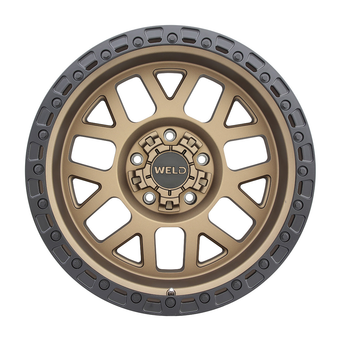 22x10 WELD Off-Road Cinch Bronze Black 5x127 5x139.7 5x5 5x5.5 ET-18 Wheel - 0