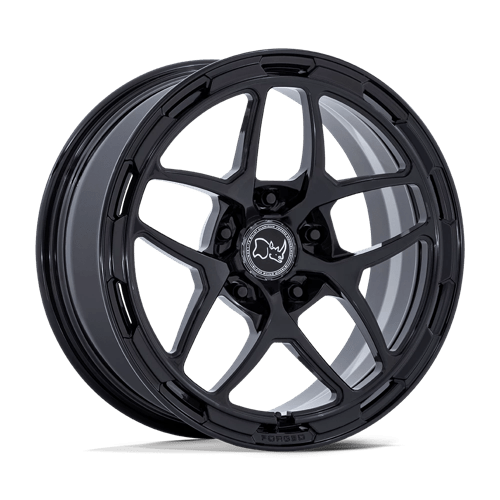 18X8 Black Rhino Stallberg Gloss Black 5X130 ET20 Wheel Rim
