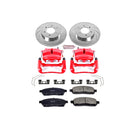 PowerStop Z23 Daily Driver Carbon-Fiber Ceramic Pads Drilled & Slotted Rotor & C