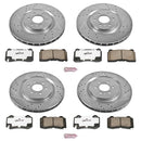 PowerStop Z26 Street Performance Ceramic Brake Pad and Drilled & Slotted Rotor K