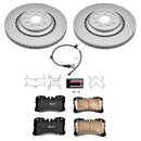 PowerStop Genuine Geomet Coated Rotor and Low-Dust Ceramic Brake Pad Kit