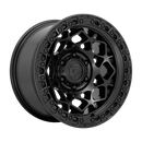 17X9 Fuel D786 Unit Matte Black With Matte Black Ring 5X127 ET-12 wheel/rim