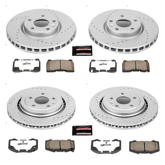 PowerStop Z26 Street Performance Ceramic Brake Pad and Drilled & Slotted Rotor K