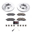 PowerStop Z23 Daily Driver Carbon-Fiber Ceramic Brake Pad and Drilled & Slotted