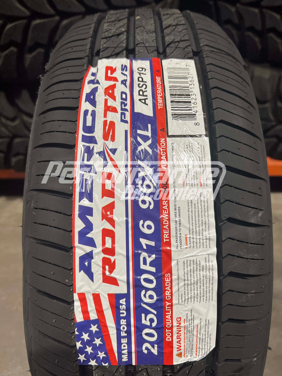 205/60R16 American Roadstar Pro A/S 96V BSW SL 205 60 16 2056016
