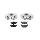 PowerStop Z23 Daily Driver Carbon-Fiber Ceramic Brake Pad and Drilled & Slotted