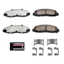 PowerStop Z36 Truck And Tow Carbon-Fiber Ceramic Brake Pads With Hardware