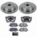 PowerStop OE Stock Replacement Low-Dust Ceramic Brake Pad, Rotor and Caliper Kit