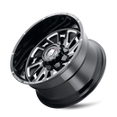 24x14 American Truxx Blade Black/Milled 8x180 ET-76 wheel/rim