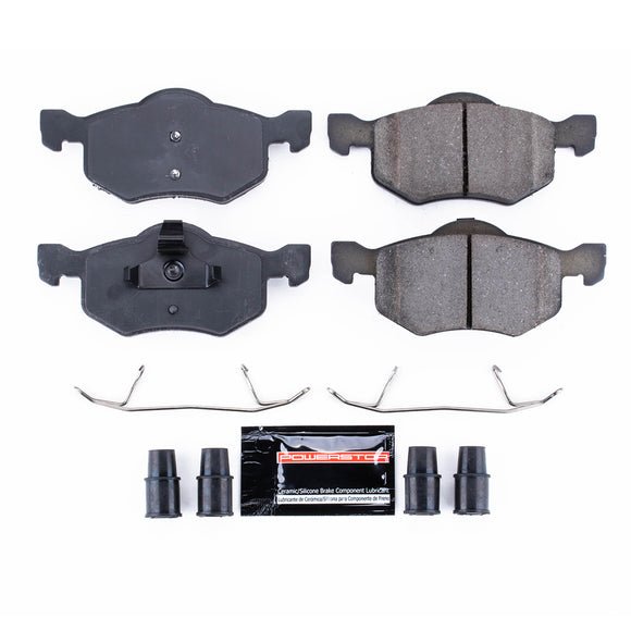 PowerStop Z23 Evolution Sport Carbon-Fiber Brake Pads With Hardware