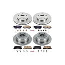 PowerStop OE Stock Replacement Low-Dust Ceramic Brake Pad and Rotor Kit