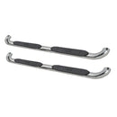 Westin Platinum 4 Oval Nerf Step Bars Polished Polished Stainless Steel 21-4080