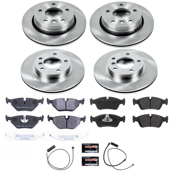 PowerStop Track Day Spec High-Performance Brake Pad and Rotor Kit