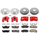PowerStop Z23 Daily Driver Carbon-Fiber Ceramic Pads Drilled & Slotted Rotor & C