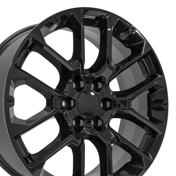 22" Replica CV67 fits Chevrolet Suburban 1500 22x9 Gloss Black