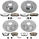 PowerStop Z26 Street Performance Ceramic Brake Pad and Drilled & Slotted Rotor K