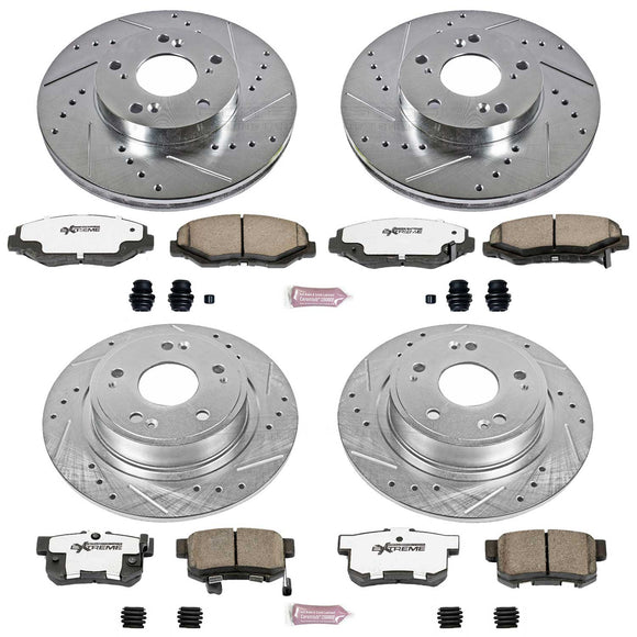 PowerStop Z26 Street Performance Ceramic Brake Pad and Drilled & Slotted Rotor K