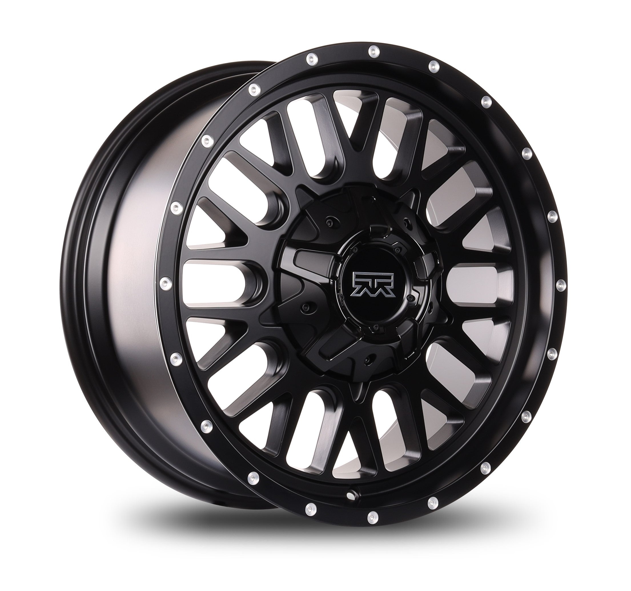 20x9 Mudder Trucker MT937 Sawtooth Black 6x135 6x139.7 6x5.5 ET18 Wheel