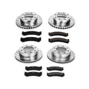 PowerStop Z23 Daily Driver Carbon-Fiber Ceramic Brake Pad and Drilled & Slotted