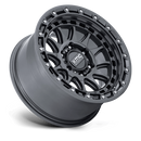 17x8.5 KMC KM556 Crux Gloss Gunmetal 5x127 ET0 CB71.5 Wheel Rim