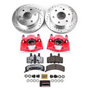 PowerStop Z36 Truck and SUV Ceramic Brake Pad, Drilled & Slotted Rotor, and Cali
