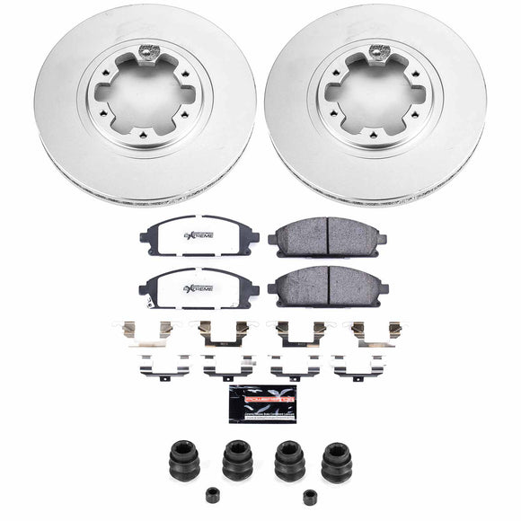 Z36 Truck & Tow Premium Carbon-Fiber Ceramic Brake Pad and Fully Coated Rotor Ki