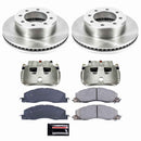 PowerStop OE Stock Replacement Low-Dust Ceramic Brake Pad, Rotor and Caliper Kit