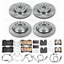 PowerStop OE Stock Replacement Low-Dust Ceramic Brake Pad and Rotor Kit