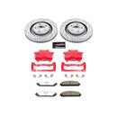 PowerStop Z26 Street Performance Ceramic Brake Pad, Drilled Slotted Rotor, and C