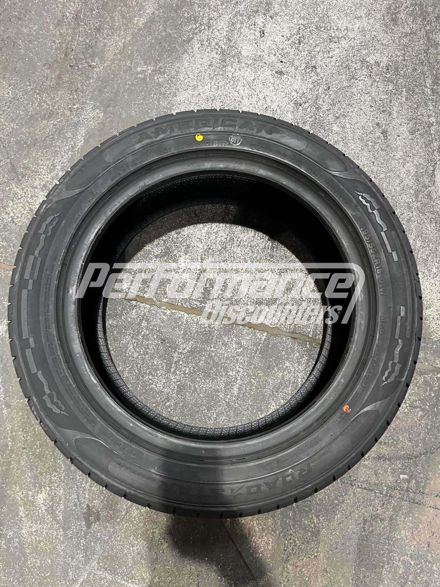 American Roadstar Sport A/S Tire(s) 195/55R16 91W SL BSW 195 55 16 1955516