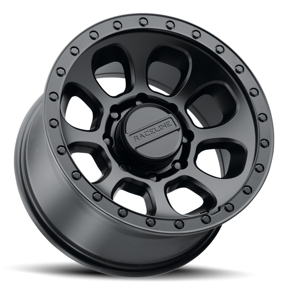 18x9 Raceline 961B Bolt Satin Black 8x170 ET18 CB130.81 Wheel