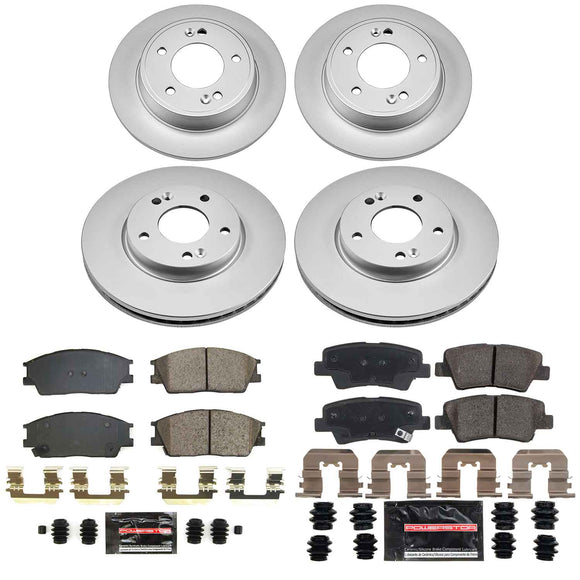 Z23 Daily Driver Premium Carbon-Fiber Ceramic Brake Pad and Fully Coated Rotor K