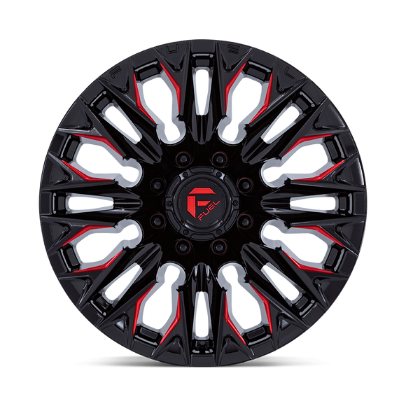 20x9 Fuel Off-Road D823 Flame Black 8x180 ET20 CB124.2 Wheel Rim