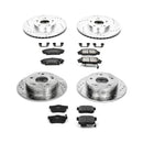 PowerStop Z23 Daily Driver Carbon-Fiber Ceramic Brake Pad and Drilled & Slotted