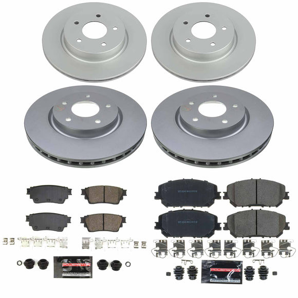 Z23 Daily Driver Premium Carbon-Fiber Ceramic Brake Pad and Fully Coated Rotor K