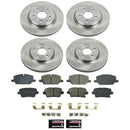 PowerStop OE Stock Replacement Low-Dust Ceramic Brake Pad and Rotor Kit